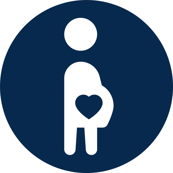 pregnant person icon